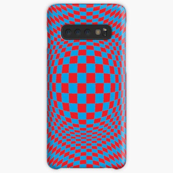 #Optical #Checker #Illusion #Pattern, design, chess, abstract, grid, square, checkerboard, illusion Samsung Galaxy Snap Case