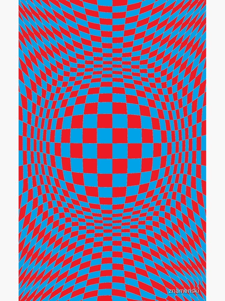 #Optical #Checker #Illusion #Pattern, design, chess, abstract, grid, square, checkerboard, illusion by znamenski