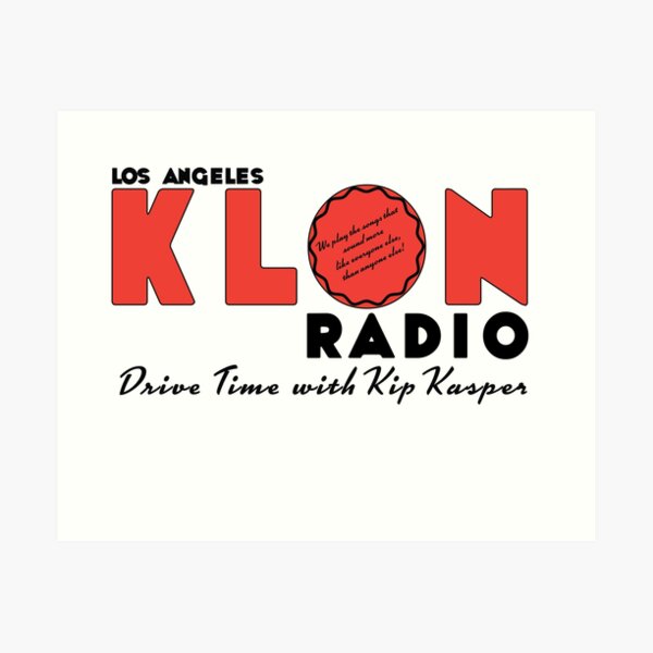 KLON Radio Art Print