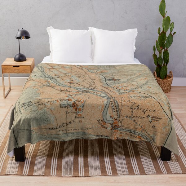 Item preview, Vintage Tbilisi Georgia Map (1914) designed and sold by BravuraMedia.