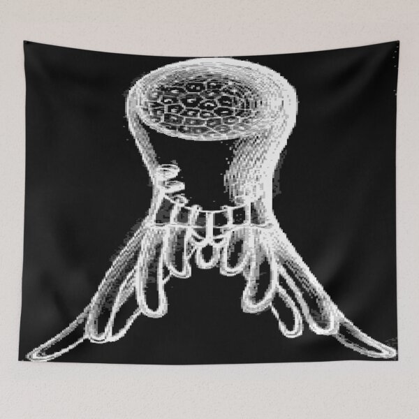 Item preview, A magnified sea anemone polyp  designed and sold by ZoologyKat.