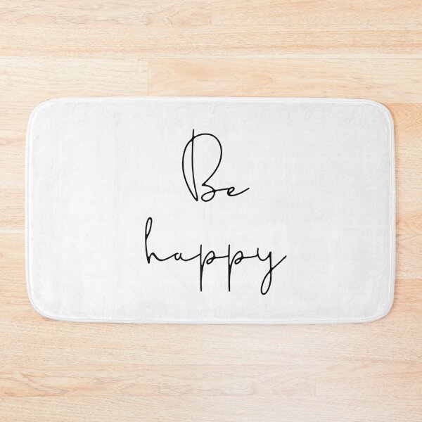 Item preview, Be Happy minimalist designed and sold by TheLemonBox.