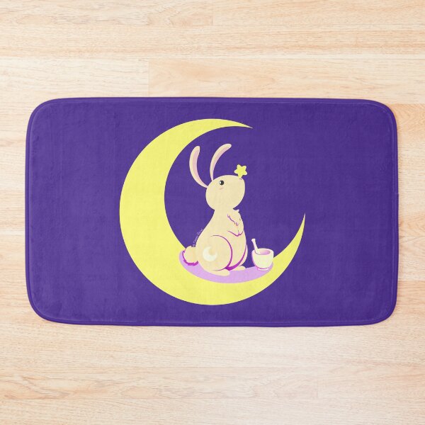 Item preview, Kawaii fantasy animals - Moon Rabbit designed and sold by SilveryDreams.