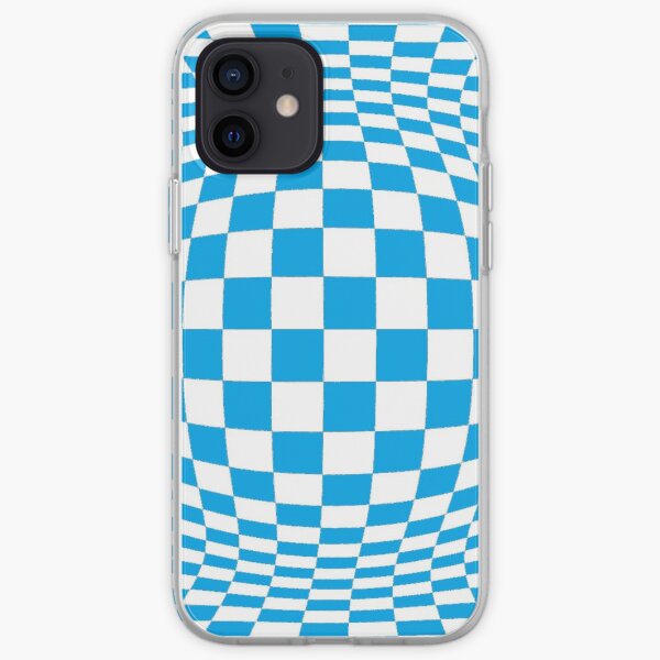 #Optical #Checker #Illusion #Pattern, design, chess, abstract, grid, square, checkerboard, illusion iPhone Soft Case