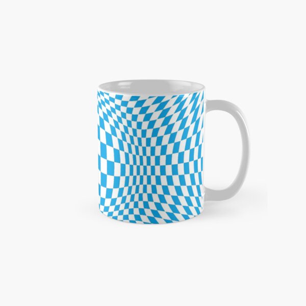 #Optical #Checker #Illusion #Pattern, design, chess, abstract, grid, square, checkerboard, illusion Classic Mug