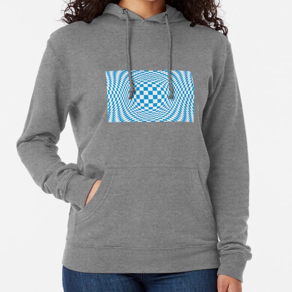 #Optical #Checker #Illusion #Pattern, design, chess, abstract, grid, square, checkerboard, illusion Lightweight Hoodie