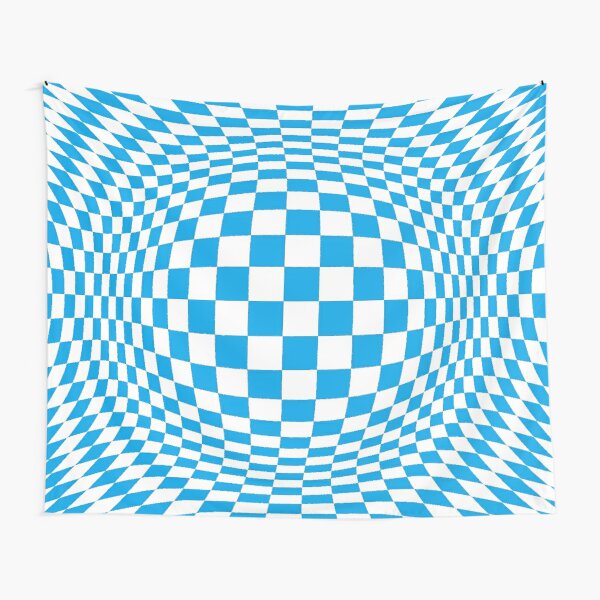 #Optical #Checker #Illusion #Pattern, design, chess, abstract, grid, square, checkerboard, illusion Tapestry