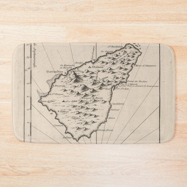 Item preview, Vintage Tenerife Island Map (1764) designed and sold by BravuraMedia.