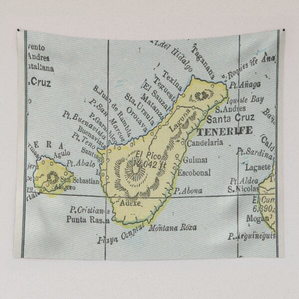 Item preview, Vintage Tenerife Island Map (1901) designed and sold by BravuraMedia.