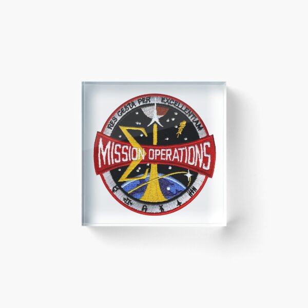 Item preview, Mission Control Center New Logo designed and sold by Nikki SpaceStuffPlus.