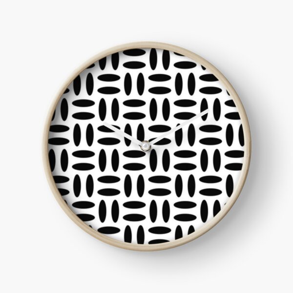 #Pattern, #design, #repeat, #textile, showy, abstract, peaky, tile Clock