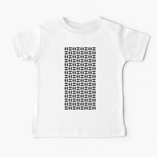 #Pattern, #design, #repeat, #textile, showy, abstract, peaky, tile Baby T-Shirt