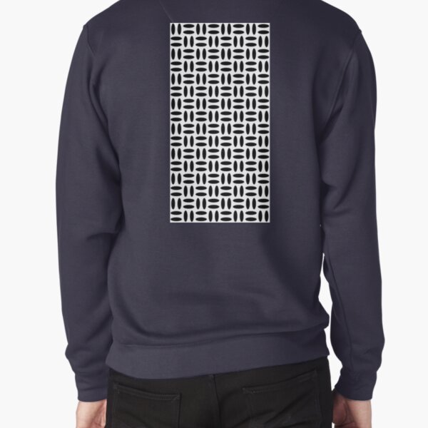 #Pattern, #design, #repeat, #textile, showy, abstract, peaky, tile Pullover Sweatshirt