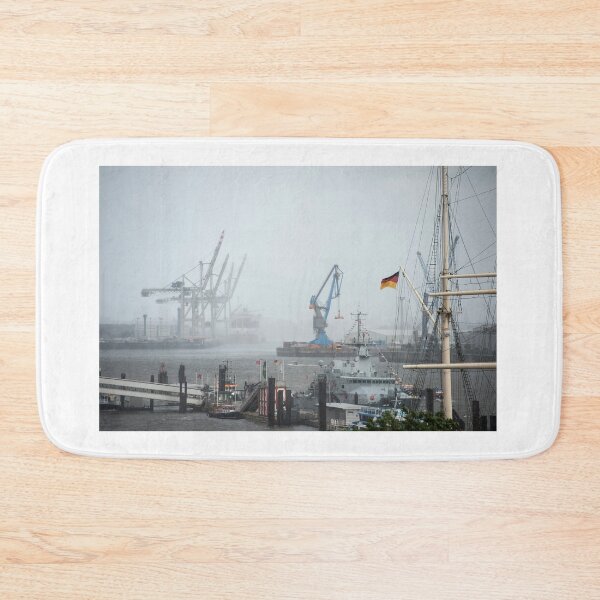 Item preview, Port of Hamburg in the rain designed and sold by Martin Langer.