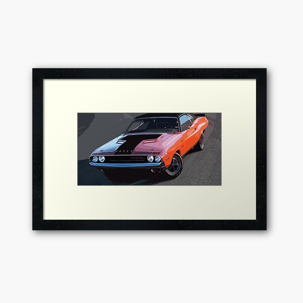 Dodge Challenger Framed Art Print