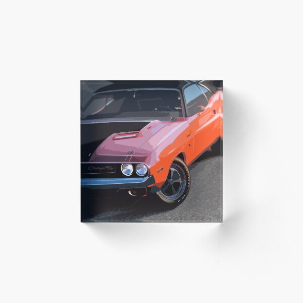 Dodge Challenger Acrylic Block