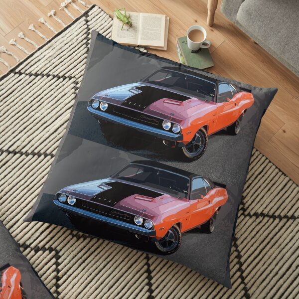 Dodge Challenger Floor Pillow
