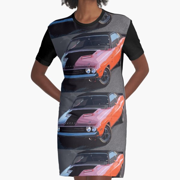 Dodge Challenger Graphic T-Shirt Dress
