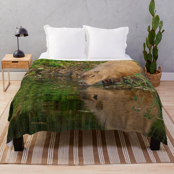 Item preview, Capybara taking the water designed and sold by OwlOccasions.