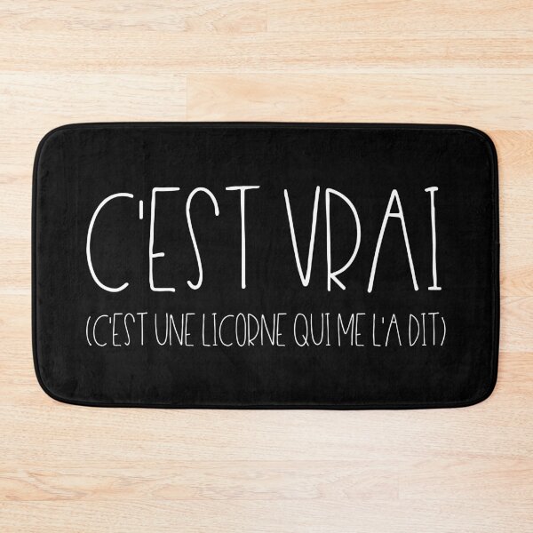 Item preview, C'est vrai, c'est une licorne qui me l'a dit designed and sold by TheLemonBox.