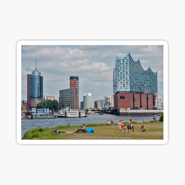 Hamburg, Elbphilharmonie, Hafencity, Speicherstadt Sticker