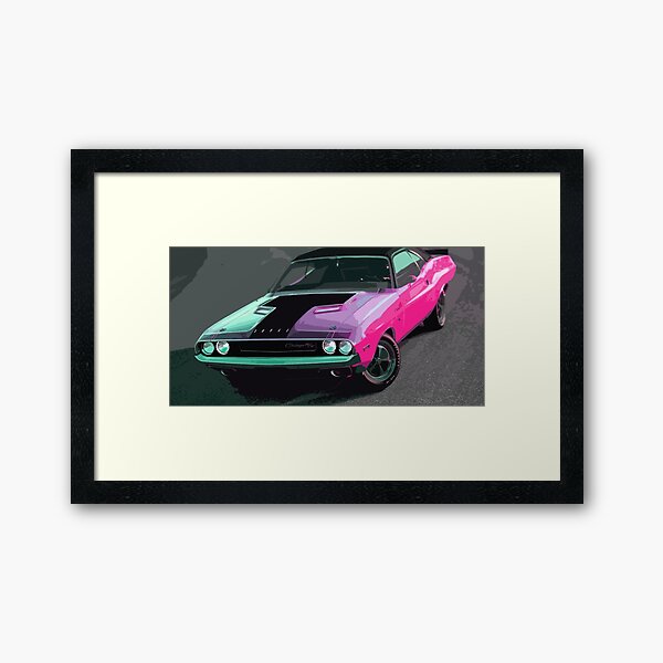 Dodge Challenger Framed Art Print
