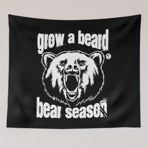 Item preview, grow a beard bear season designed and sold by netrok.
