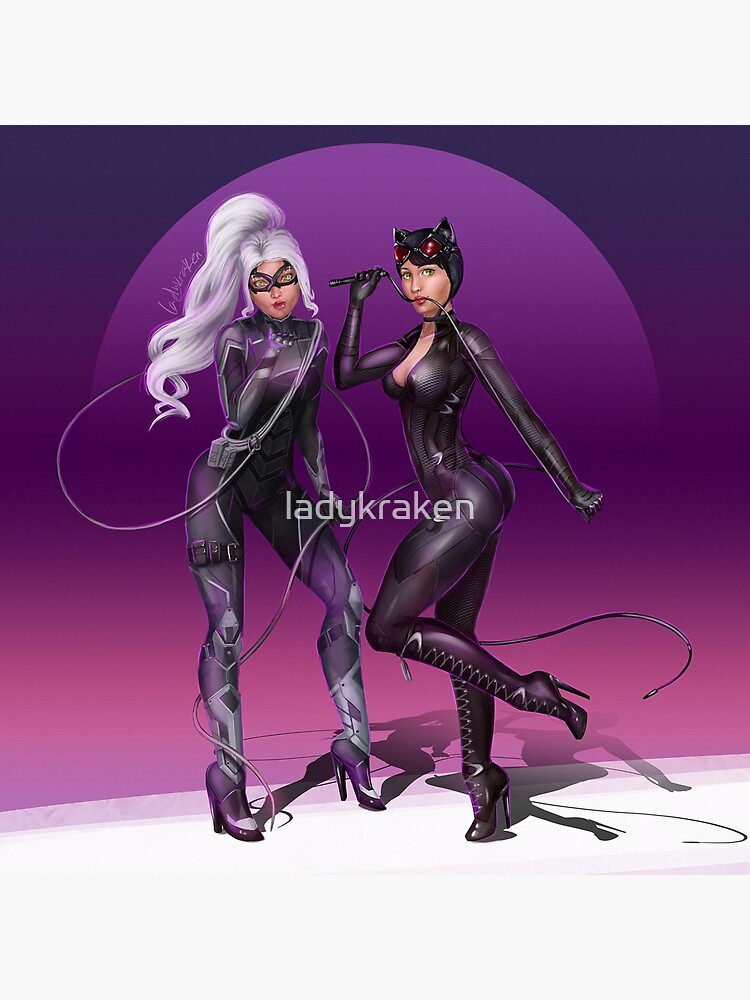 Cat girls Pinups by ladykraken