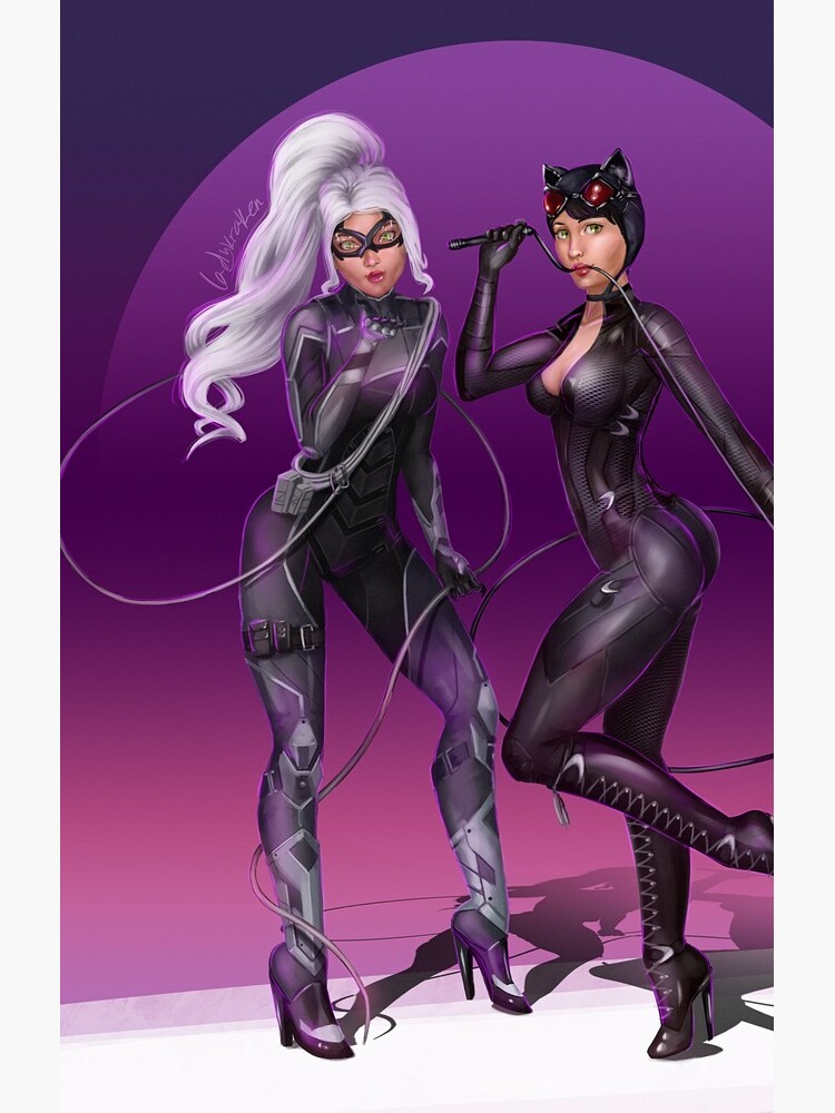 Cat girls Pinups by ladykraken