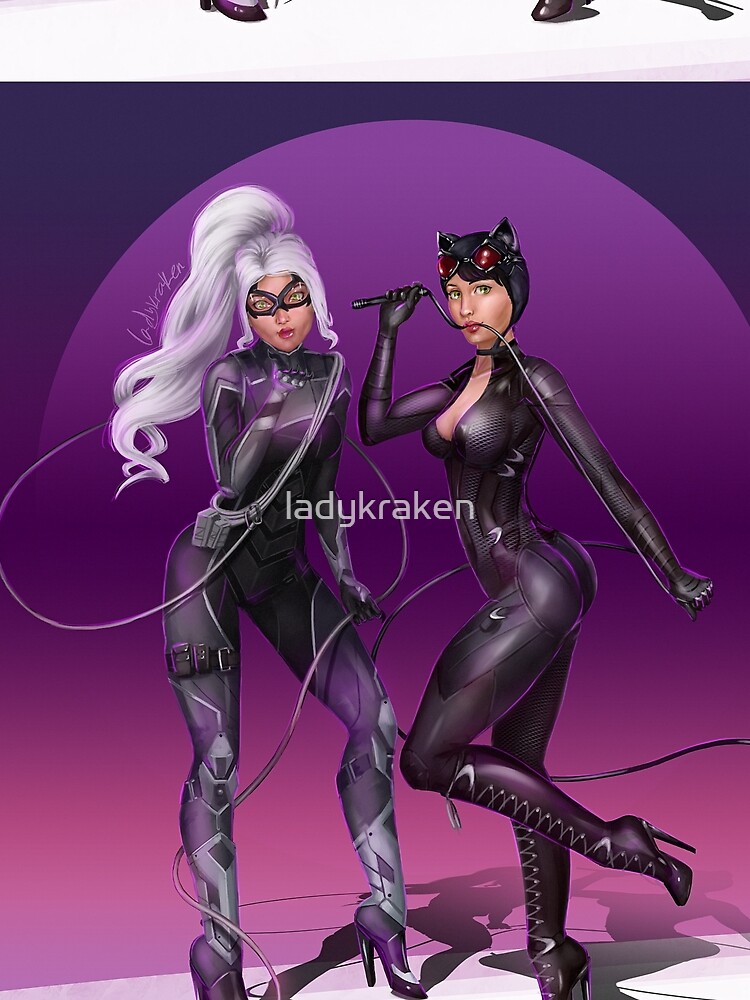 Cat girls Pinups by ladykraken