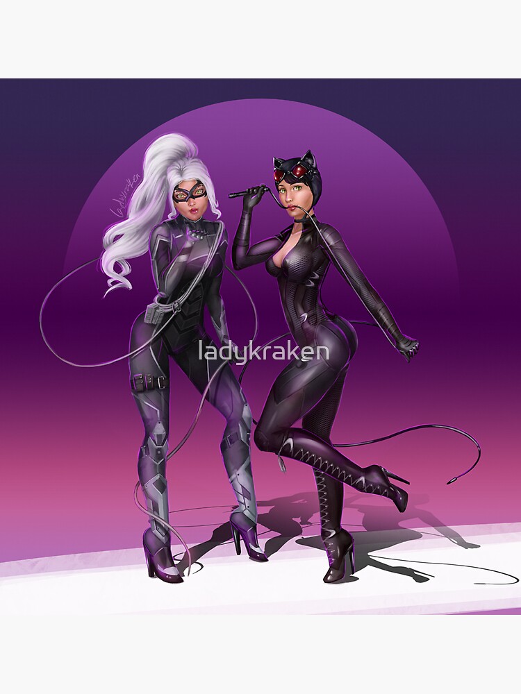 Cat girls Pinups by ladykraken
