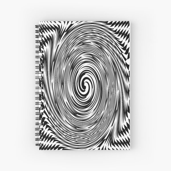 #Optical #Checker #Illusion #Pattern, design, chess, abstract, grid, square, checkerboard, illusion Spiral Notebook