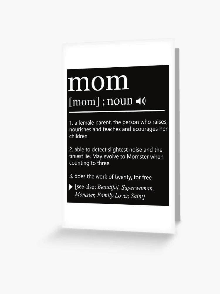 Definition of Mom Fun Dictionary Custom Mug