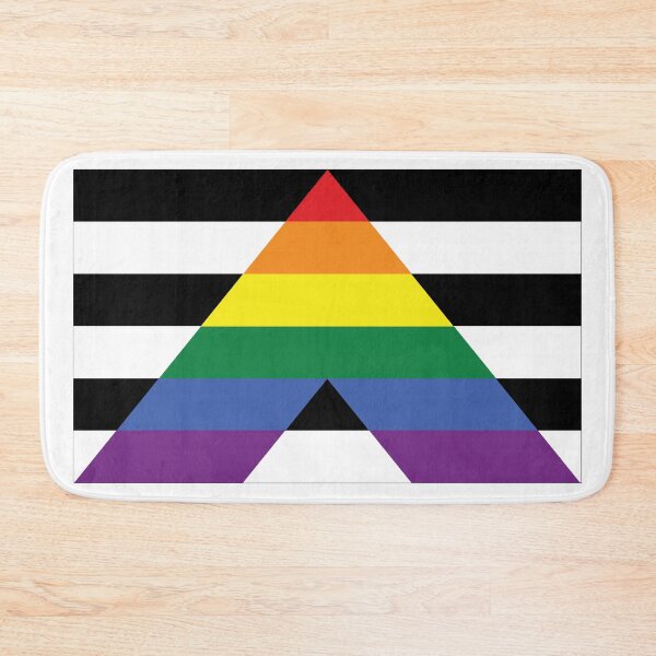 Item preview, Straight Ally Flag designed and sold by Chele Martines.