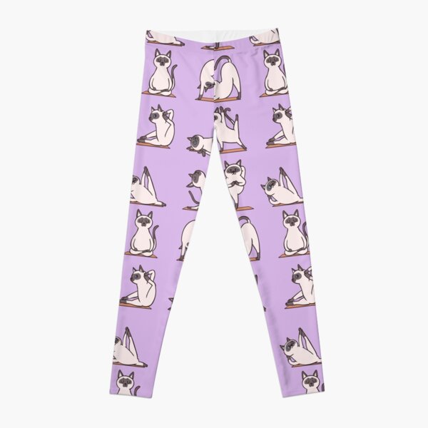 Siamese Cat Yoga Leggings