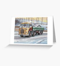 Foden S20 at the Jungle cafe Greeting Card