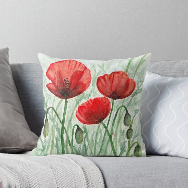 Item preview, Campo de amapolas de primavera designed and sold by Cacatuart.