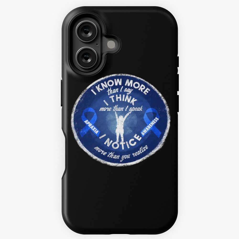 Kids Apraxia Awareness I Know I Think I Notice More Blue Ribbon Premium T-Shirt Kids Apraxia Awareness I Know I Think I Notice More Blue Ribbon Premium T-Shirt