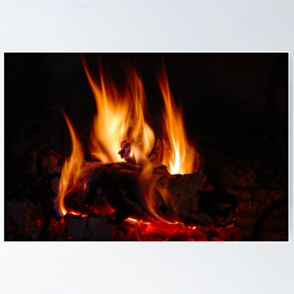 Item preview, Fire in fireplace designed and sold by Jean-Marie Polain.