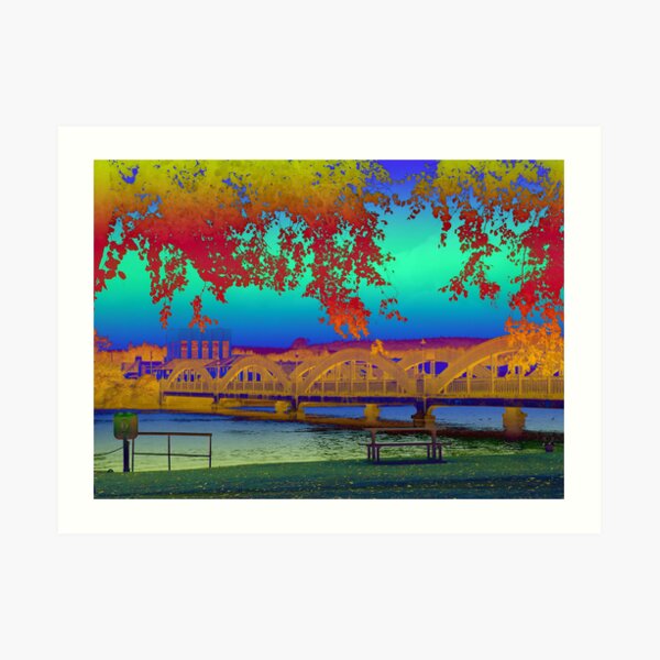 Kirkcudbright in a different light! (Scotland) Art Print