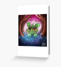 Curious Green Greeting Card
