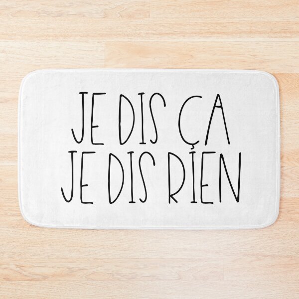 Item preview, Je dis ça je dis rien designed and sold by TheLemonBox.