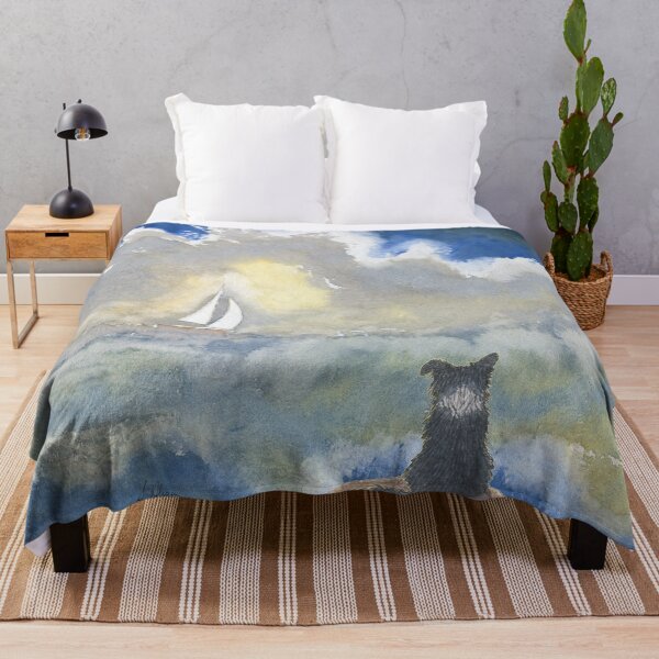 Item preview, Border collie dog staring out to sea designed and sold by SusanAlisonArt.