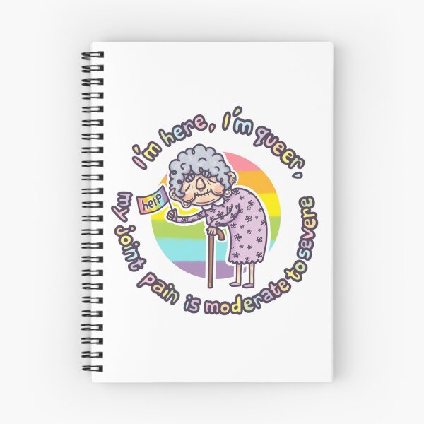 Item preview, I'm Here, I'm Queer, My Joint Pain Is Moderate To Severe - PRIDE  designed and sold by VaguelyOriginal.