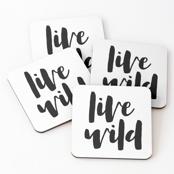Item preview, Live wild motivational quote designed and sold by TheLemonBox.