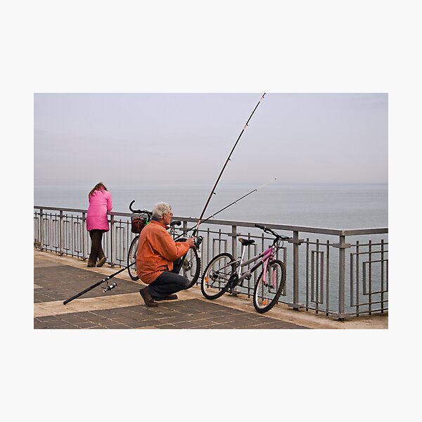 Artikelvorschau, Morning fishing in Burgas entworfen und verkauft von Valentina Walker.