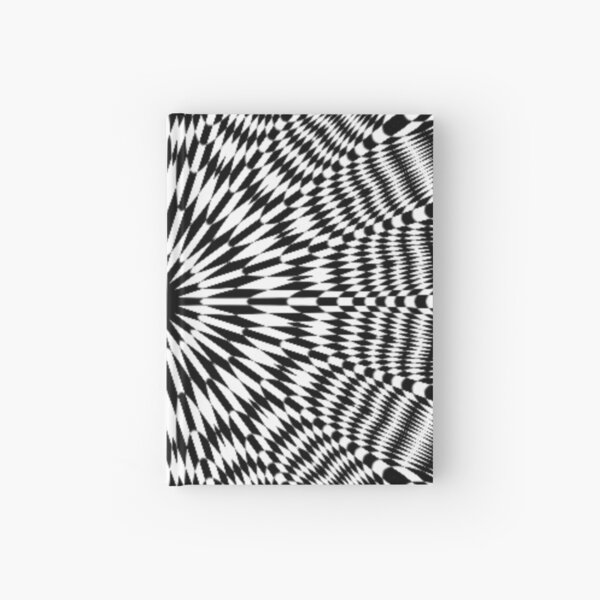 #Optical #Checker #Illusion #Pattern, design, chess, abstract, grid, square, checkerboard, illusion Hardcover Journal