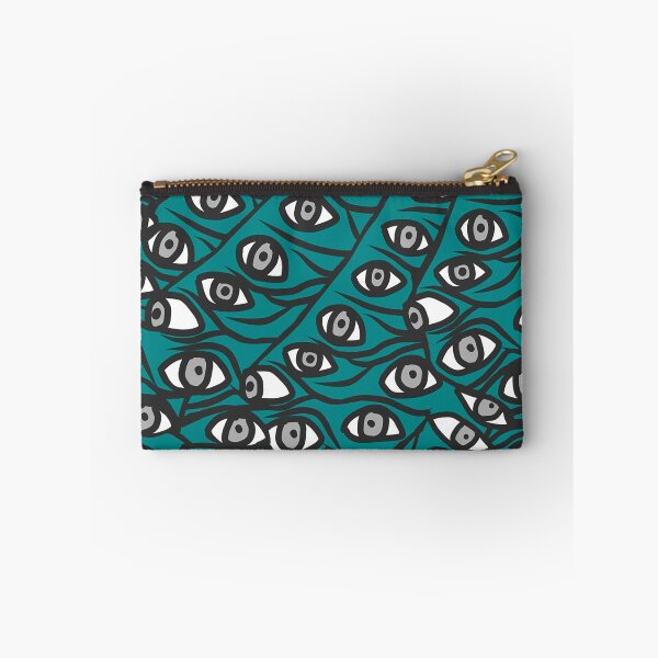 Item preview, Freddie Eyeballs Teal Green Blue Turquoise designed and sold by NOTSNIW ART.