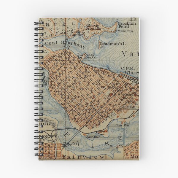 Item preview, Vintage Vancouver Canada Map (1907) designed and sold by BravuraMedia.