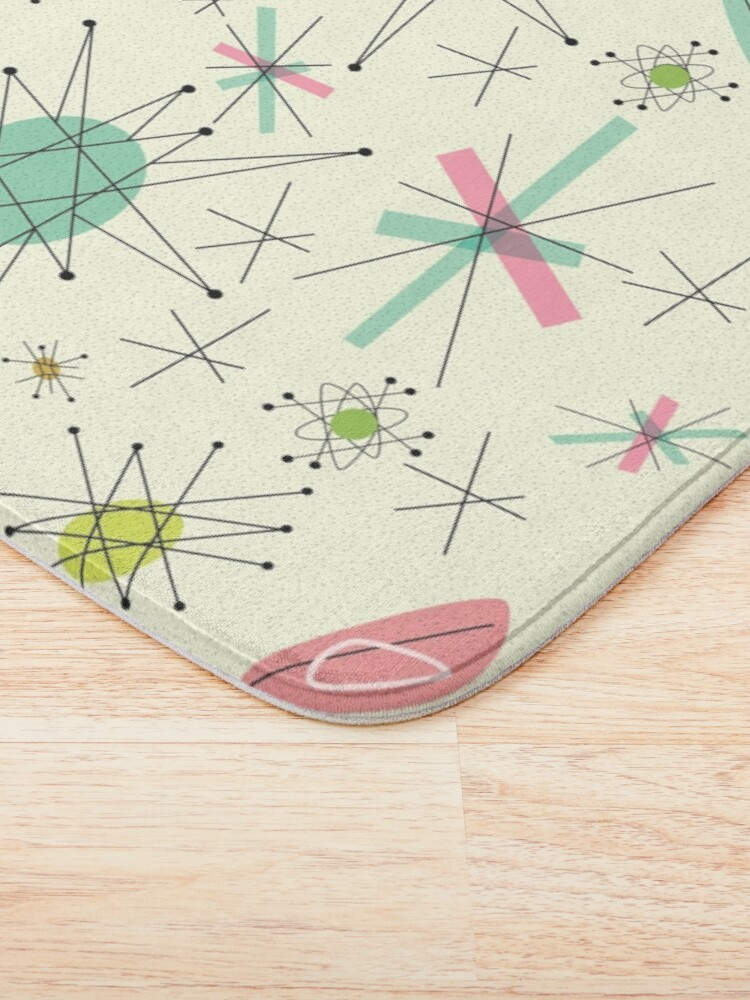 Alternate view of Atomic 50s Bath Mat